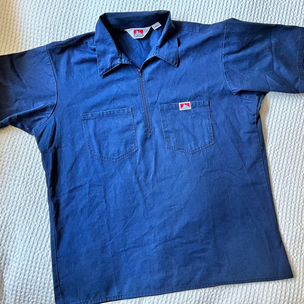 Ben Davis Short Sleeve 1/2 Zip Shirt